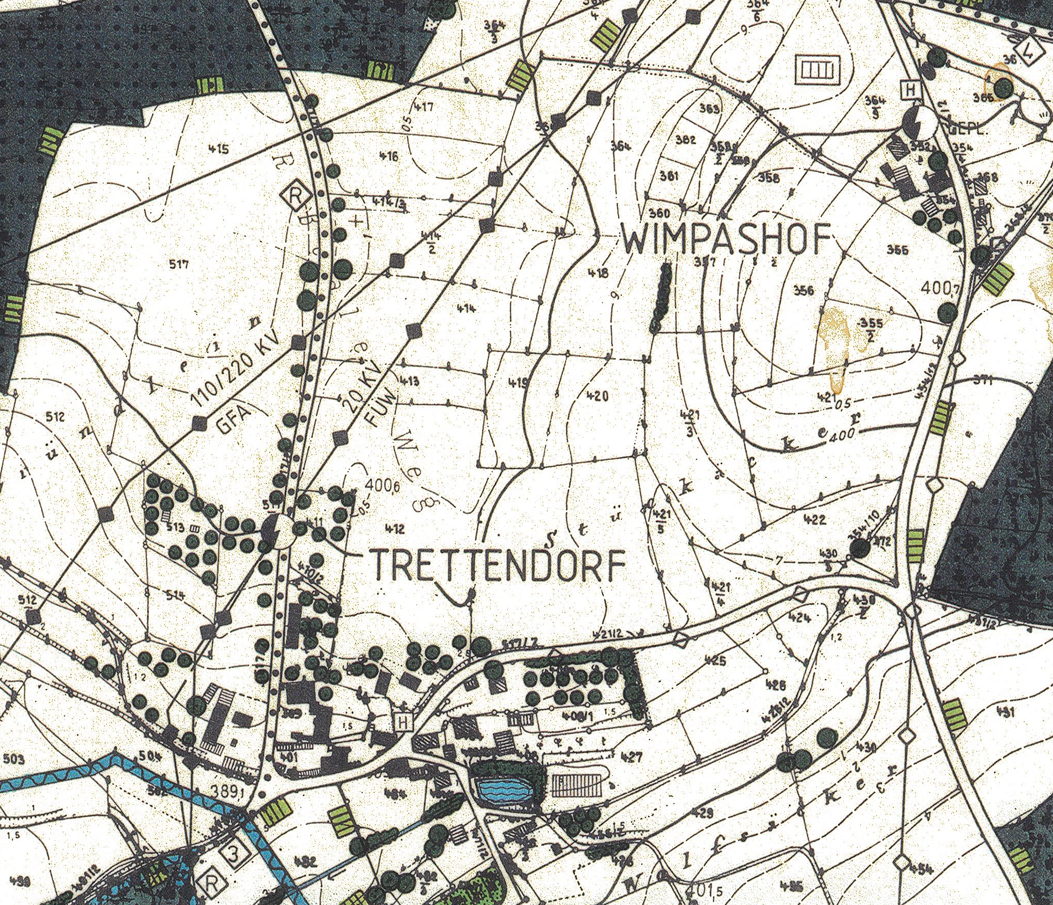 Ortspläne Trettendorf und Wimpashof